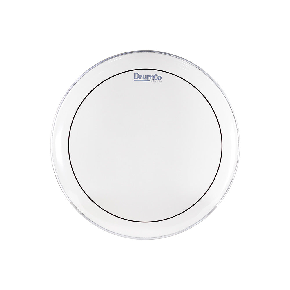 Drumco DR-22CDPO 22" Clear Double Ply Oil Heads-accessories-Drumco-Hermes Music